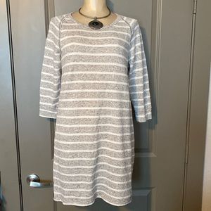 Gap Stripped Sweatshirt Dress